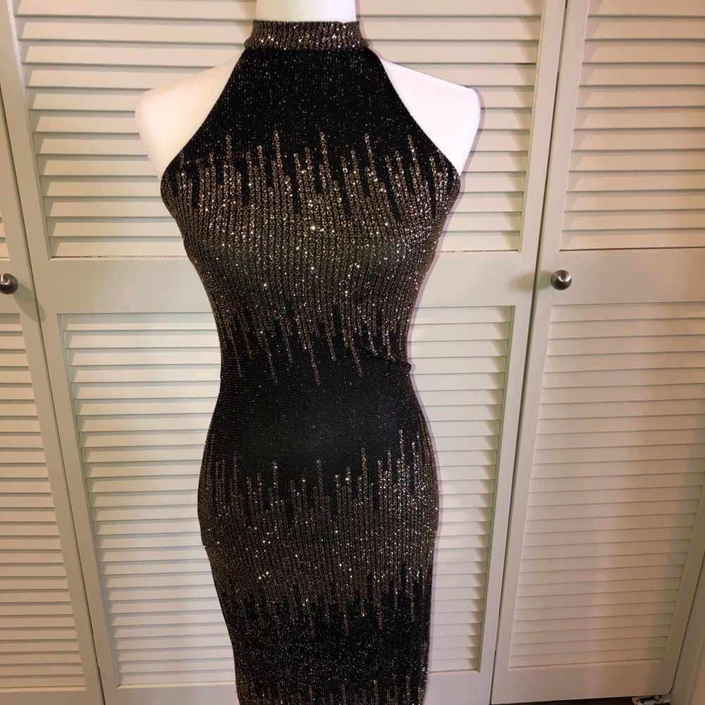 Black/Gold Dress